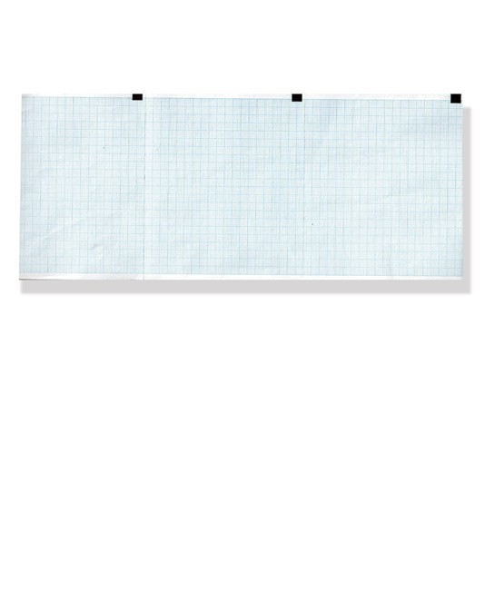 Carta termica ECG 120x100 mm x 300 - pacco griglia blu