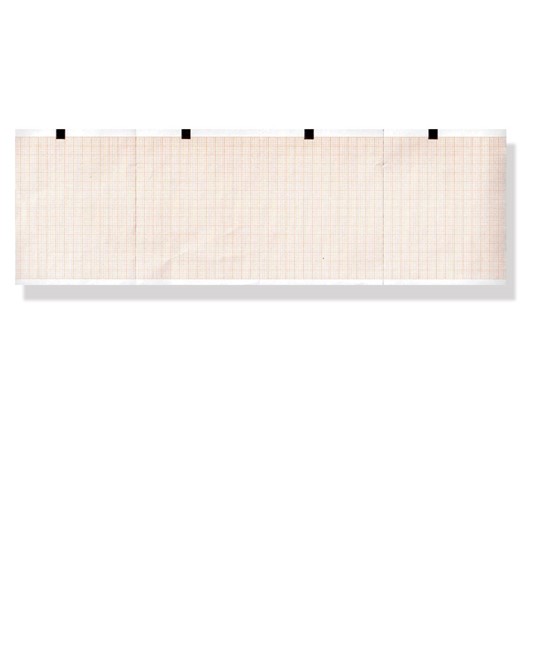 Carta termica ECG 90x70 mm - pacco griglia arancio