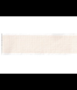 Carta termica ECG 63x30 mmxm - rotolo griglia arancio