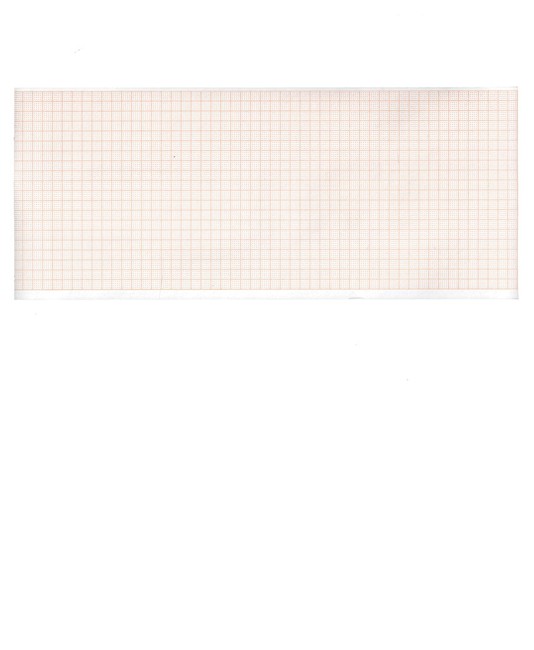 Carta termica ECG 107x25 mmxm - rotolo griglia arancio