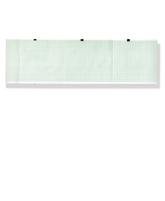 Carta termica ECG 90x90 mmxm - pacco griglia verde