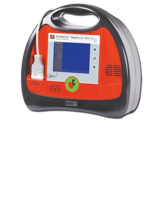 DEFIBRIL. HEART SAVE AED M - con batteria ricaricabile