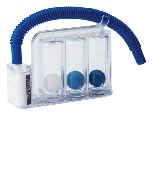 Esercitatore respiratorio Tri-Ball Esercitatore respiratorio Tri-Ball