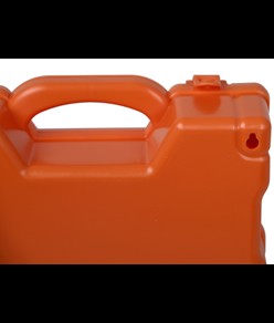 Cassetta in plastica arancione