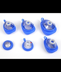 Mascherina in silicone trasparente