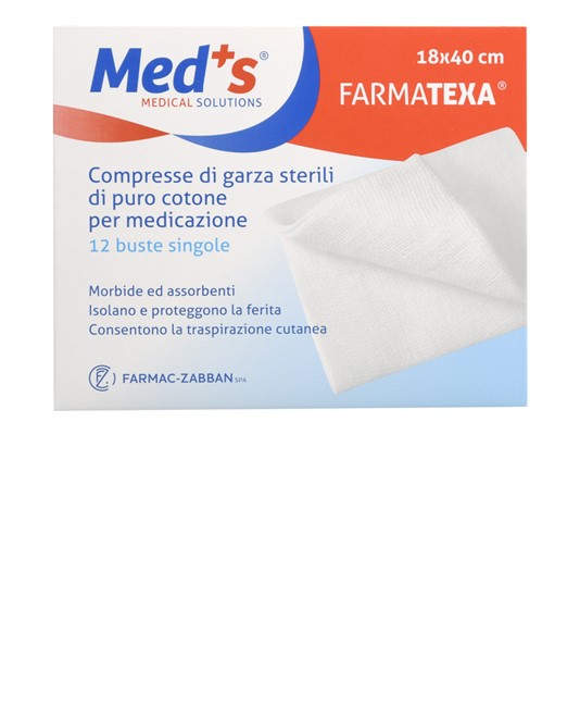 COMPRESSE GARZA COTONE 18X40 cm - scatole da 12