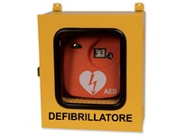 Armadietto per defibrillatori
