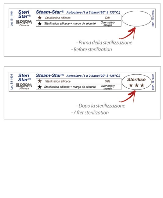 TEST AUTOCLAVE STEAM STAR