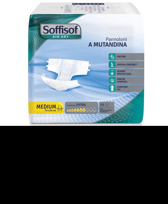 confezioni di pannolini per incontinenza  Soffisof air dry