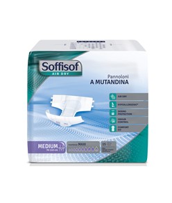 PANNOLONI SOFFISOF AIR DRY - incontinenza forte - medio