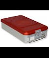 CONTAINER CON FILTRO medio h100 mm - rosso