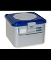 CONTAINER CON VALVOLA piccolo h200 mm - blu forato