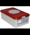 CONTAINER CON VALVOLA medio h150 mm - rosso