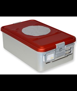 CONTAINER CON VALVOLA medio h150 mm - rosso