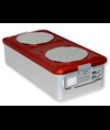 CONTAINER CON VALVOLA grande h150 mm - rosso