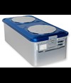 CONTAINER CON VALVOLA grande h200 mm - blu forato