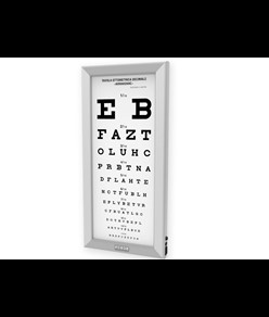 Tavole optometriche a led ultrapiatte