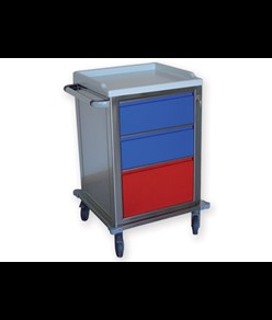 CARRELLO MODULARE INOX - 2+1 cassetti