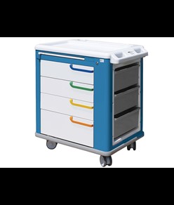 CARRELLO MULTIFUNZIONALE - standard - bianco/blu