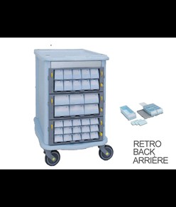 Carrello da farmacia Double Face