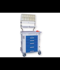 CARRELLO AURION MEDICAZIONE - blu