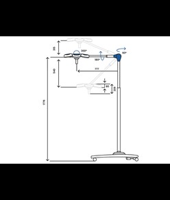 Lampada a led quattroluci