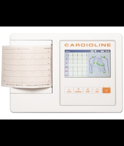 CARDIOLINE ECG100L BASIC - schermo a colori touch da 5"