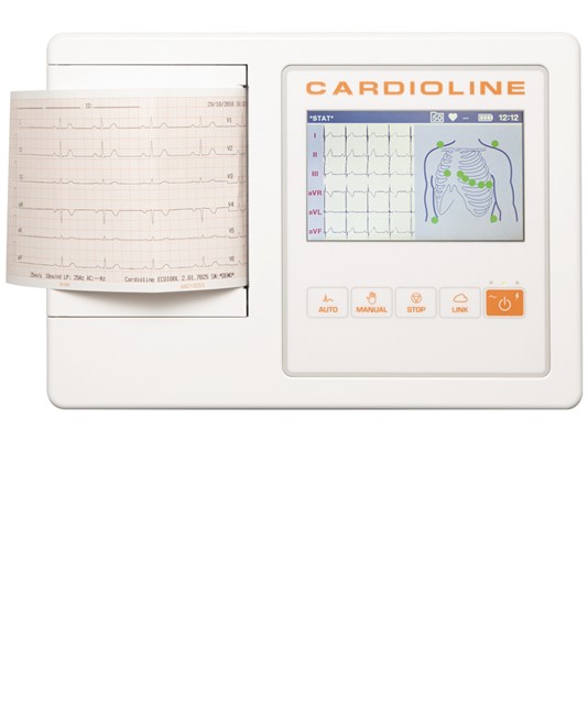 CARDIOLINE ECG100L GLASGOW - schermo a colori touch da 5"