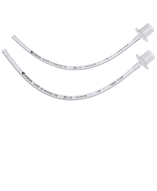 CANNULA ENDOTRACHEALE SENZA CUFFIA diametro 4,5 mm