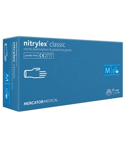 guanti monouso in nitrile Mercator Nytrilex Classic