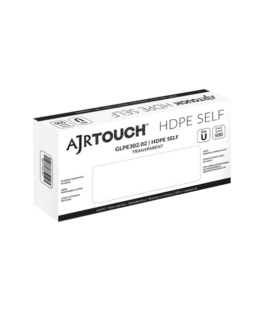 box da 500 guanti monouso Hdpe Self Box box da 500 guanti monouso Hdpe Self Box