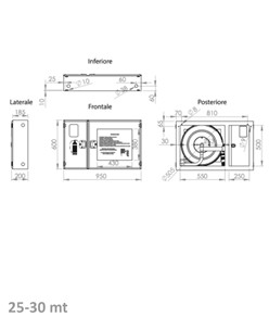 Cassetta per naspo antincendio doppia  Florida