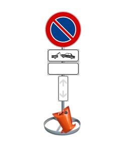 Kit per divieto di sosta temporaneo