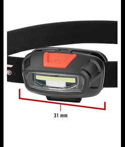 torcia frontale FL13 con luce rossa e bianca Coast