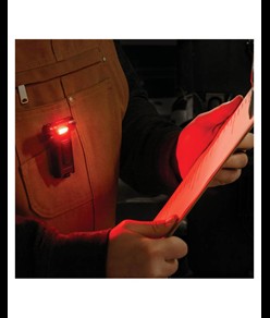 lampada a clip HX4 - luce rossa Coast