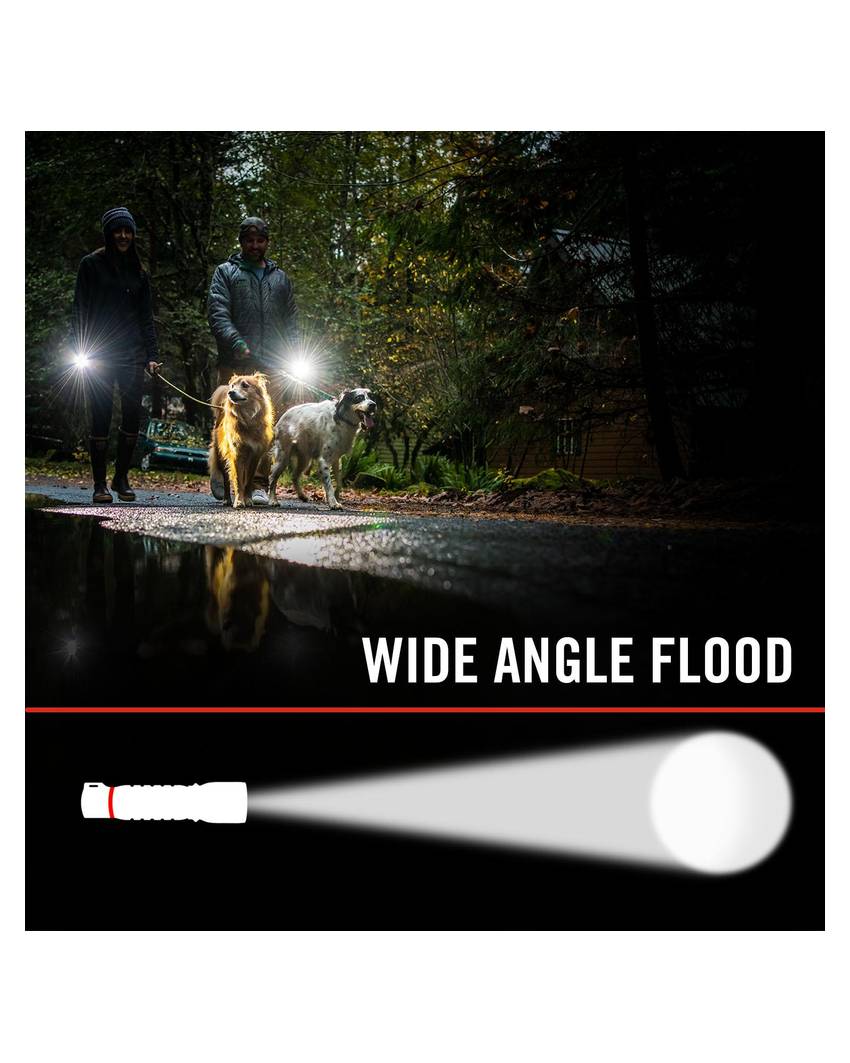 FL1R torcia frontale ricaricabile con luce rossa e bianca da 200 lumen Coast