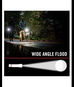 FL1R torcia frontale ricaricabile con luce rossa e bianca da 200 lumen Coast