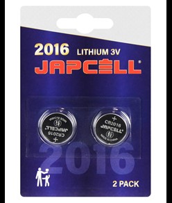 Batterie al litio CR2016 Japcell
