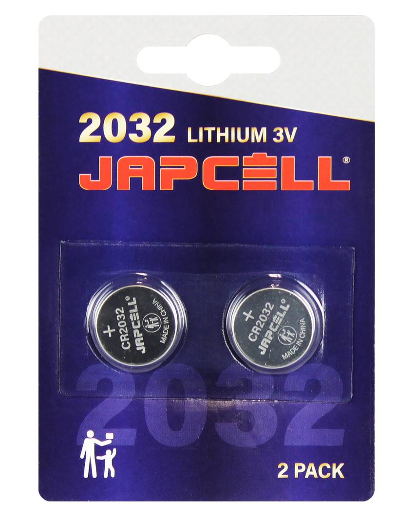 Batterie al Litio CR2032 Japcell