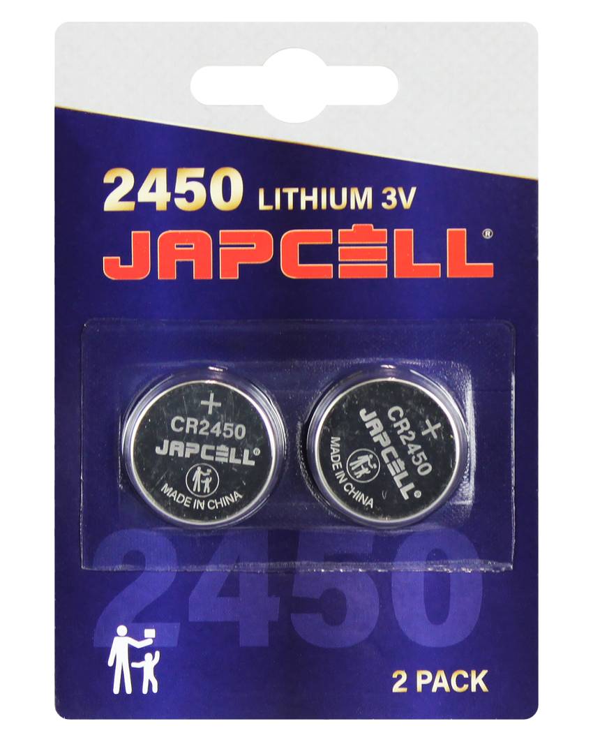 Batterie al litio CR2450 Japcell