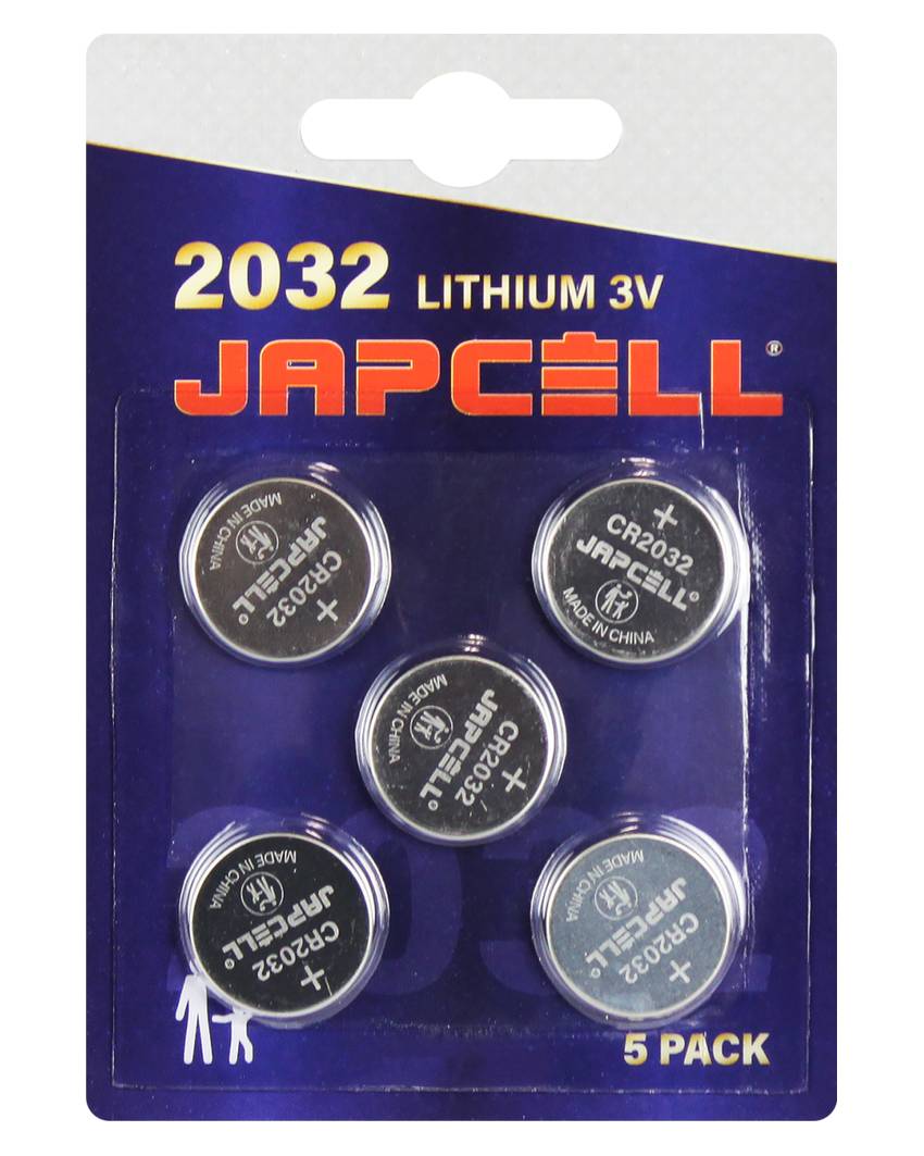 Batterie al litio CR2032 Japcell