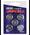 Batterie al litio CR2032 Japcell