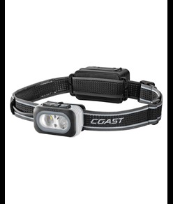 RL20RB Luce frontale ricaricabile con sistema di batterie amovibili incluso batteria aggiuntiva Coast