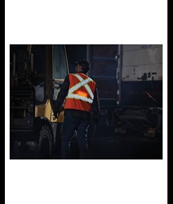 Gilet di sicurezza con luce LED Coast SV350