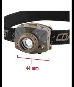 FL65 lampada frontale - camouflage - (415 lumen) - confezione blister Coast