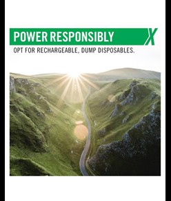 Batterie ricaricabili Coast AAA USB-C 1.5V 750 mAh incluse di cavo di ricarica. Coast