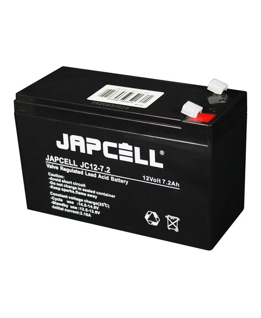JC12-7.2 F1 (4,8 mm) Batteria AGM Batteria Japcell JC12-7.2 F1 (4,8 mm) Batteria AGM Batteria Japcell