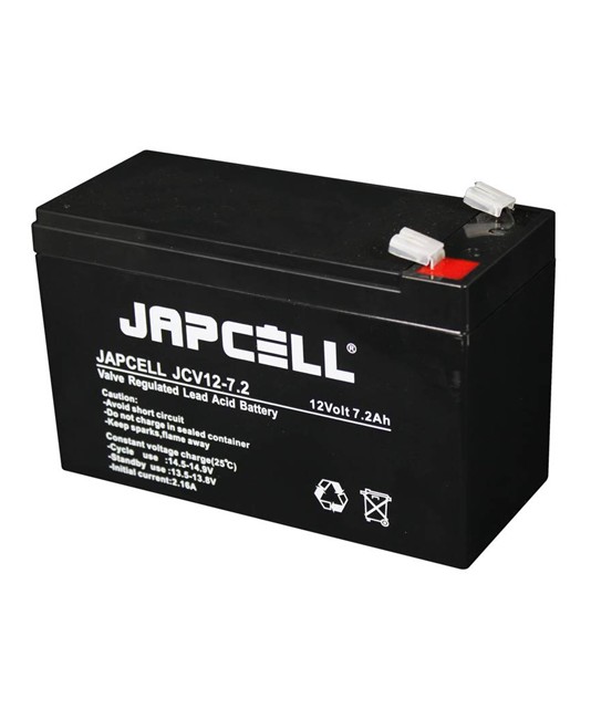 JCV12-7.2 F2 (6,3 mm) AGM Batteria al piombo nella qualità VDS Japcell JCV12-7.2 F2 (6,3 mm) AGM Batteria al piombo nella qualità VDS Japcell