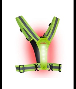 Gilet riflettente con luce LED Japcell