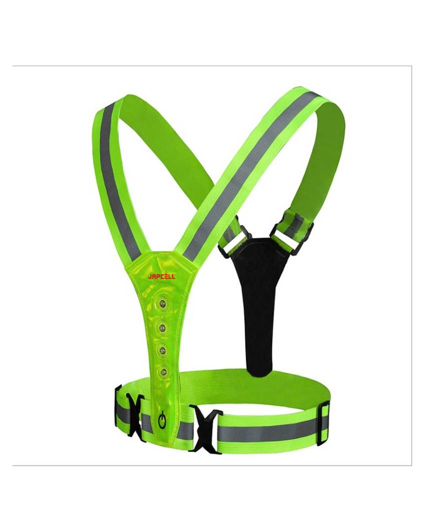 Gilet riflettente con luce LED Japcell